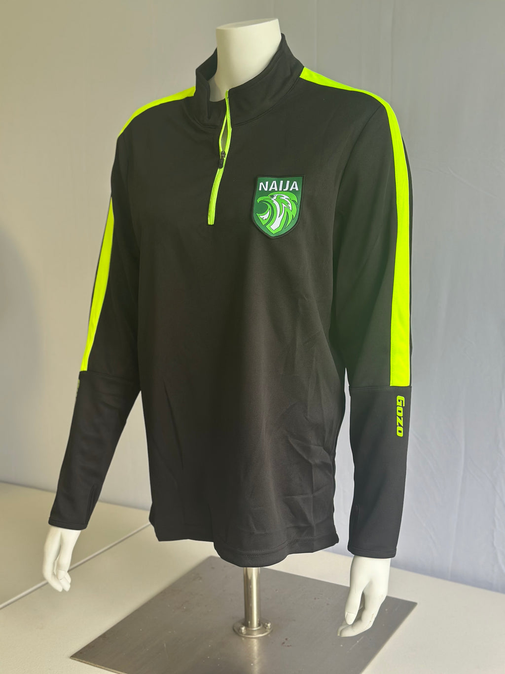 Naija Luxe Quarter zip mid-layer