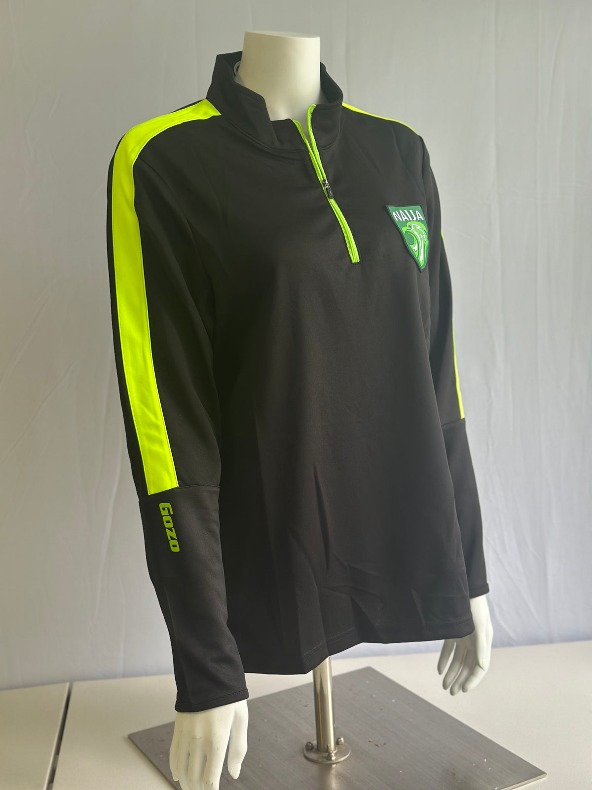 Naija Luxe Quarter zip mid-layer