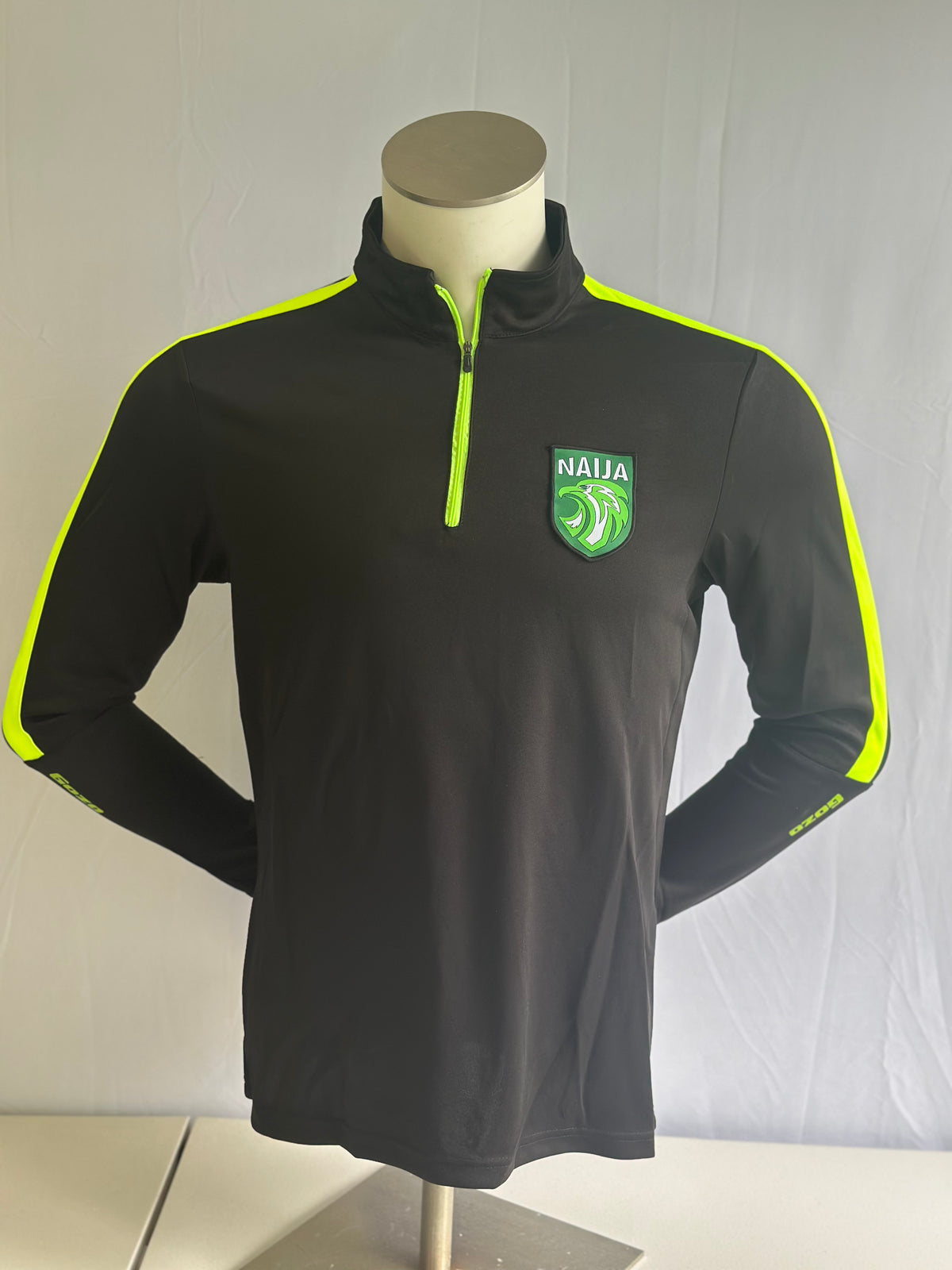 Naija Luxe Quarter zip mid-layer