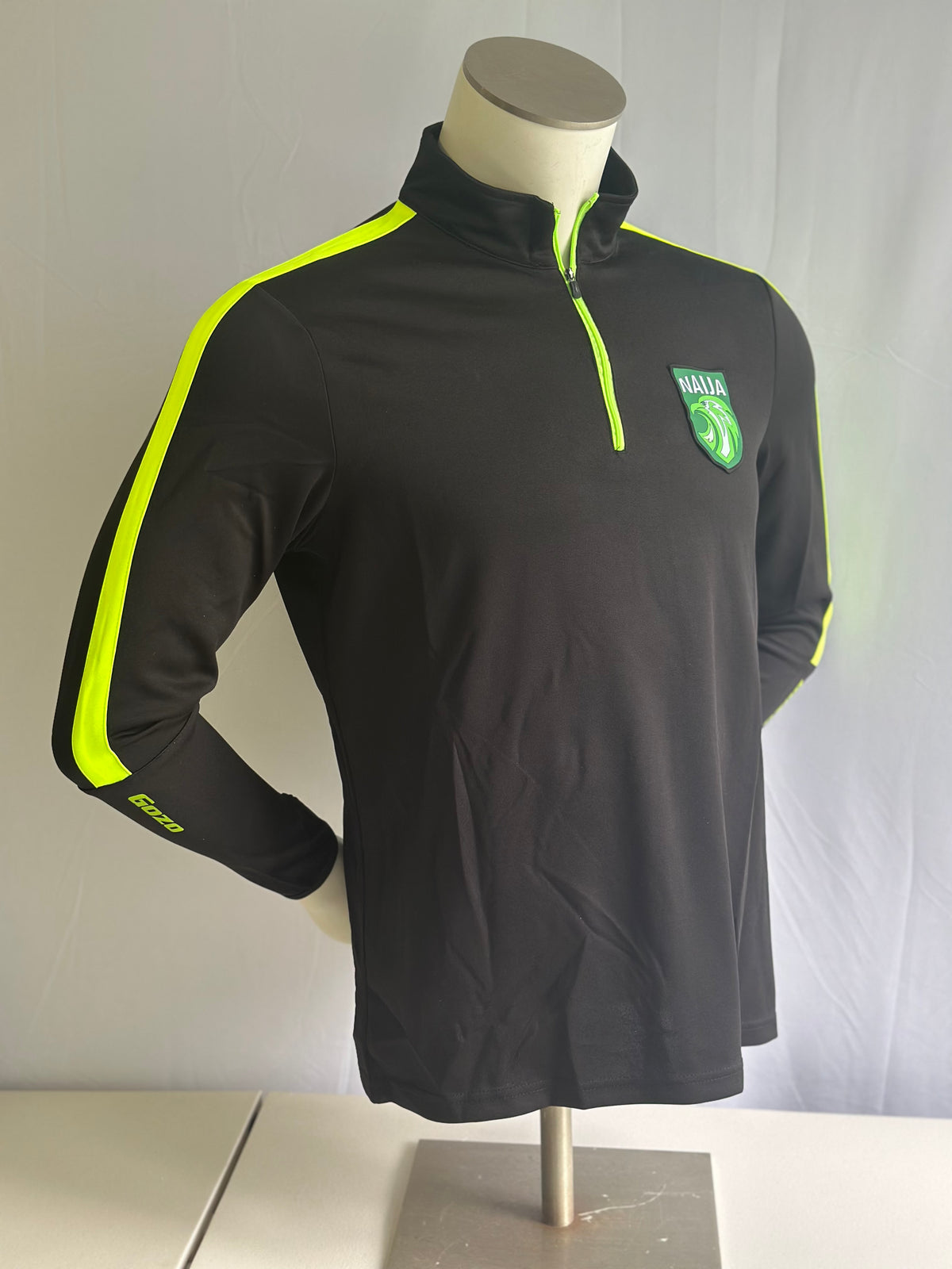 Naija Luxe Quarter zip mid-layer