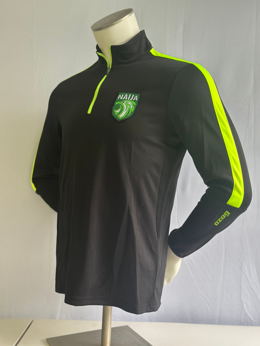 Naija Luxe Quarter zip mid-layer